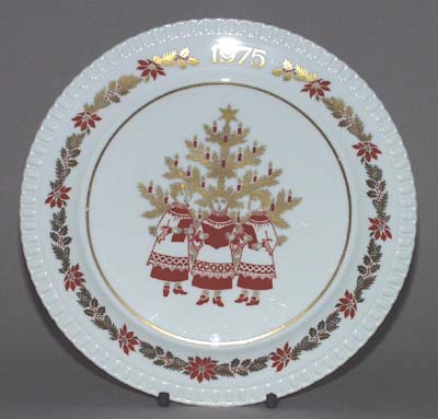 Christmas Plate 1975
